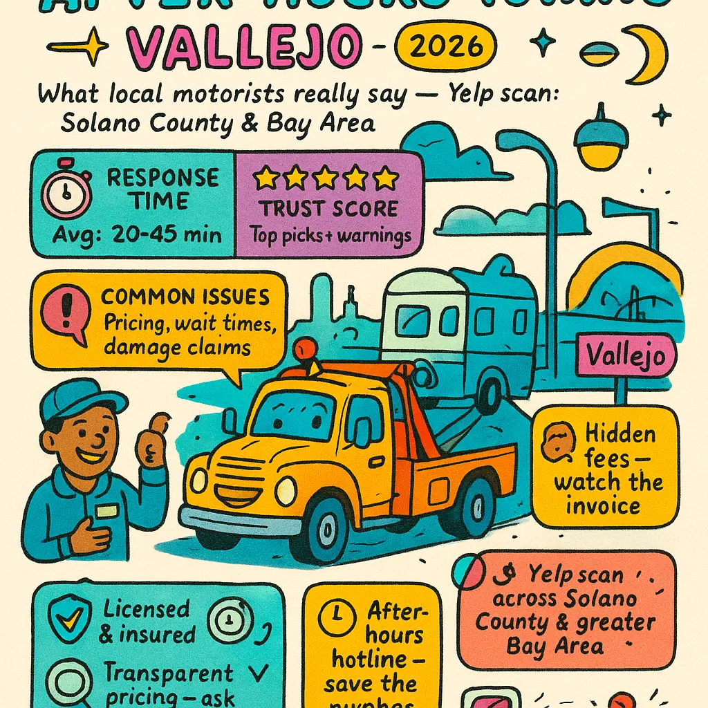 after hours towing vallejo - Towing