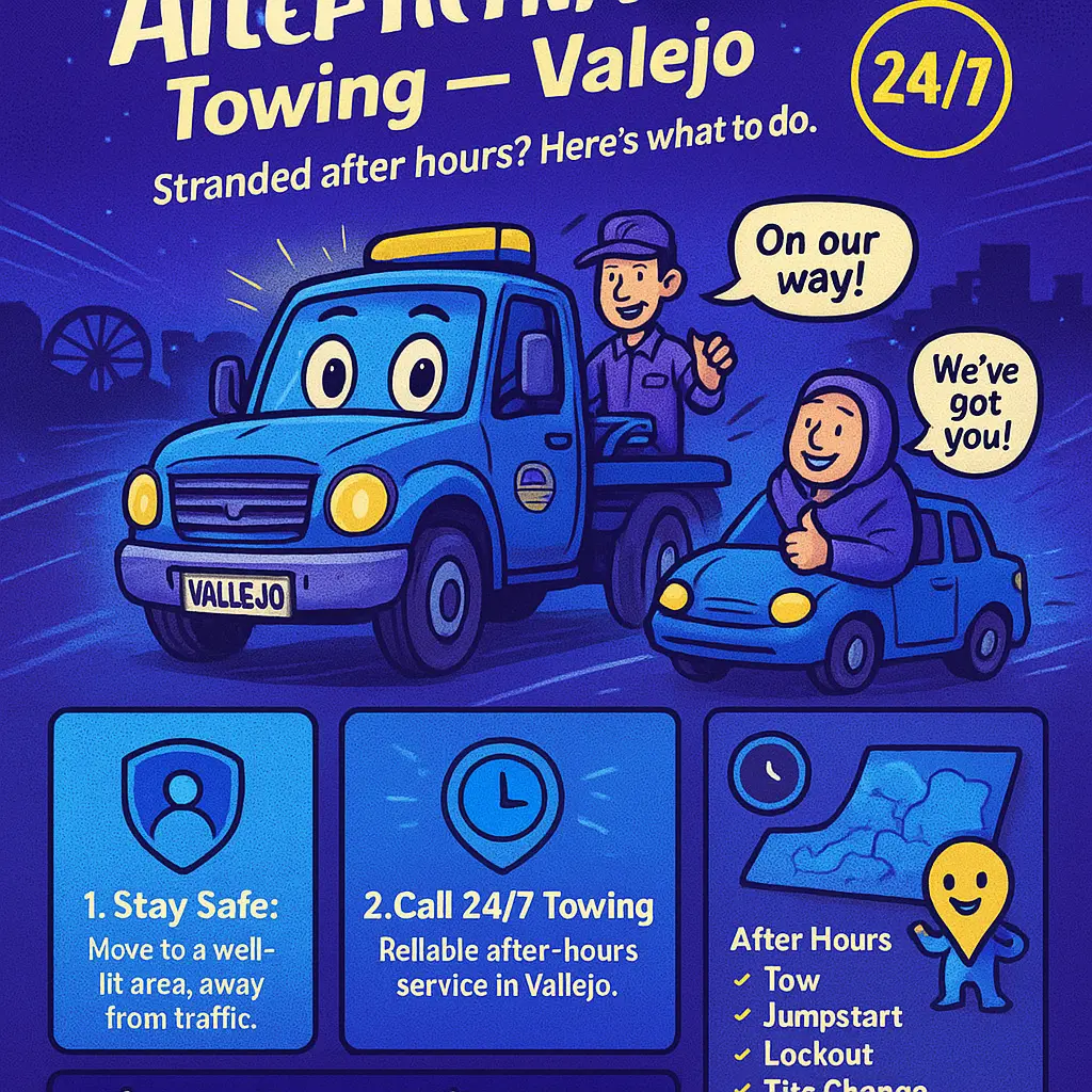 after hours towing vallejo - Vallejo