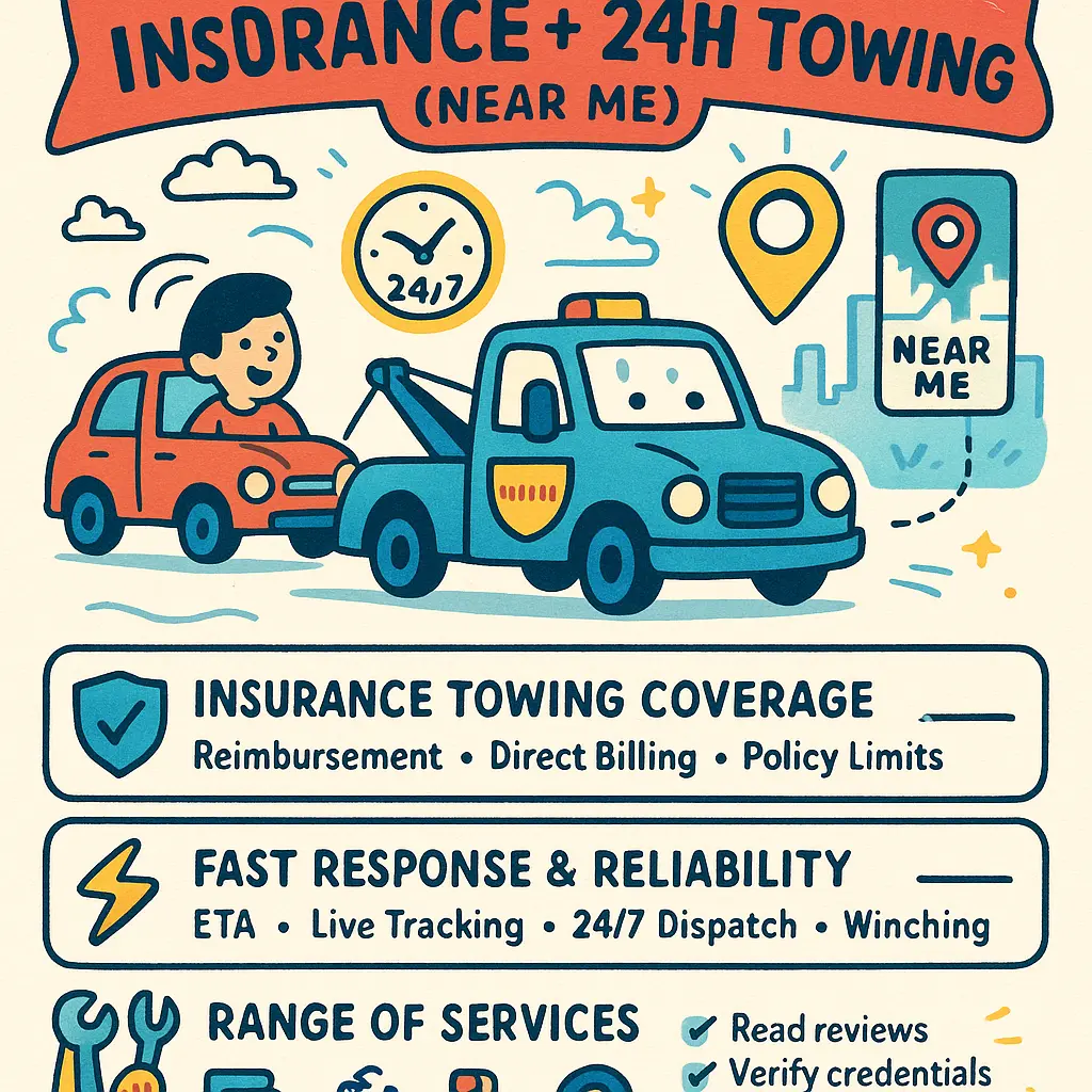 towing 24 hours near me - Insurance