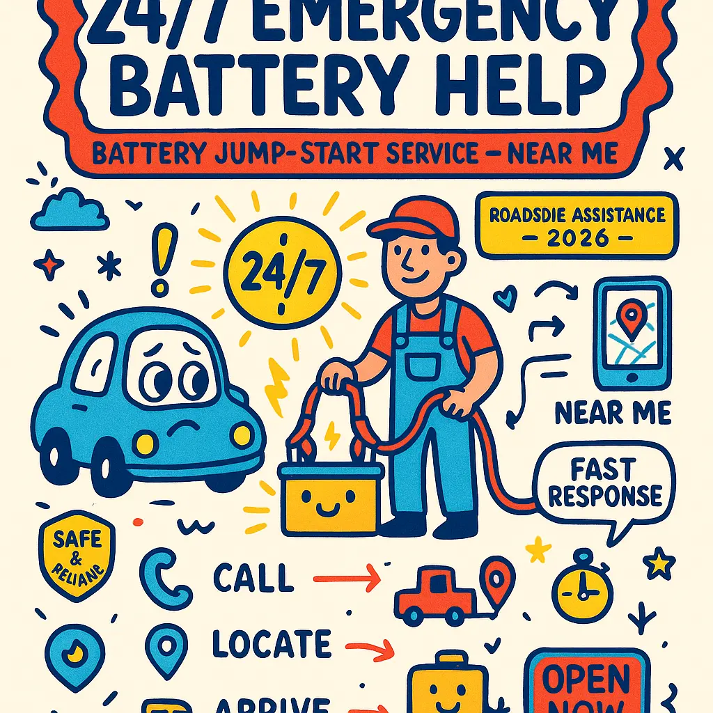 battery jump start service near me - Provider