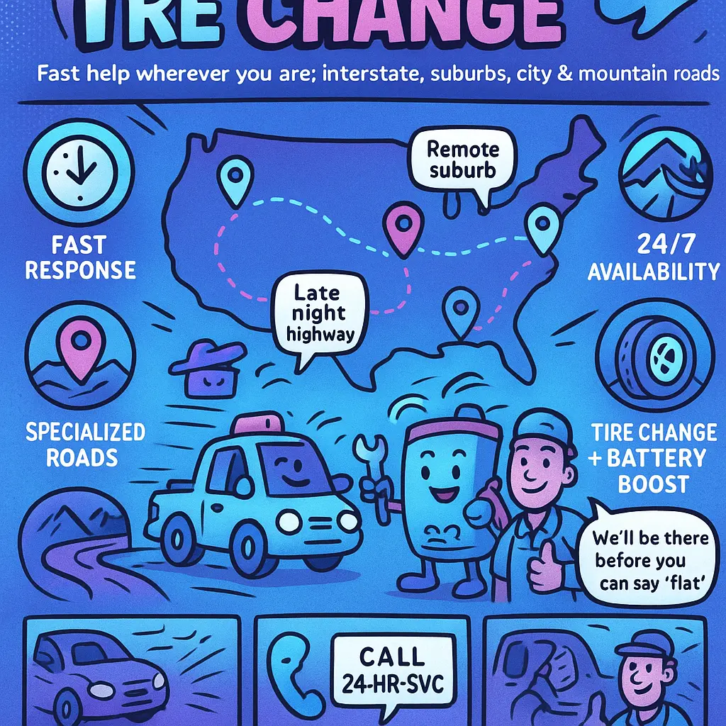 24 hour car battery service - Change