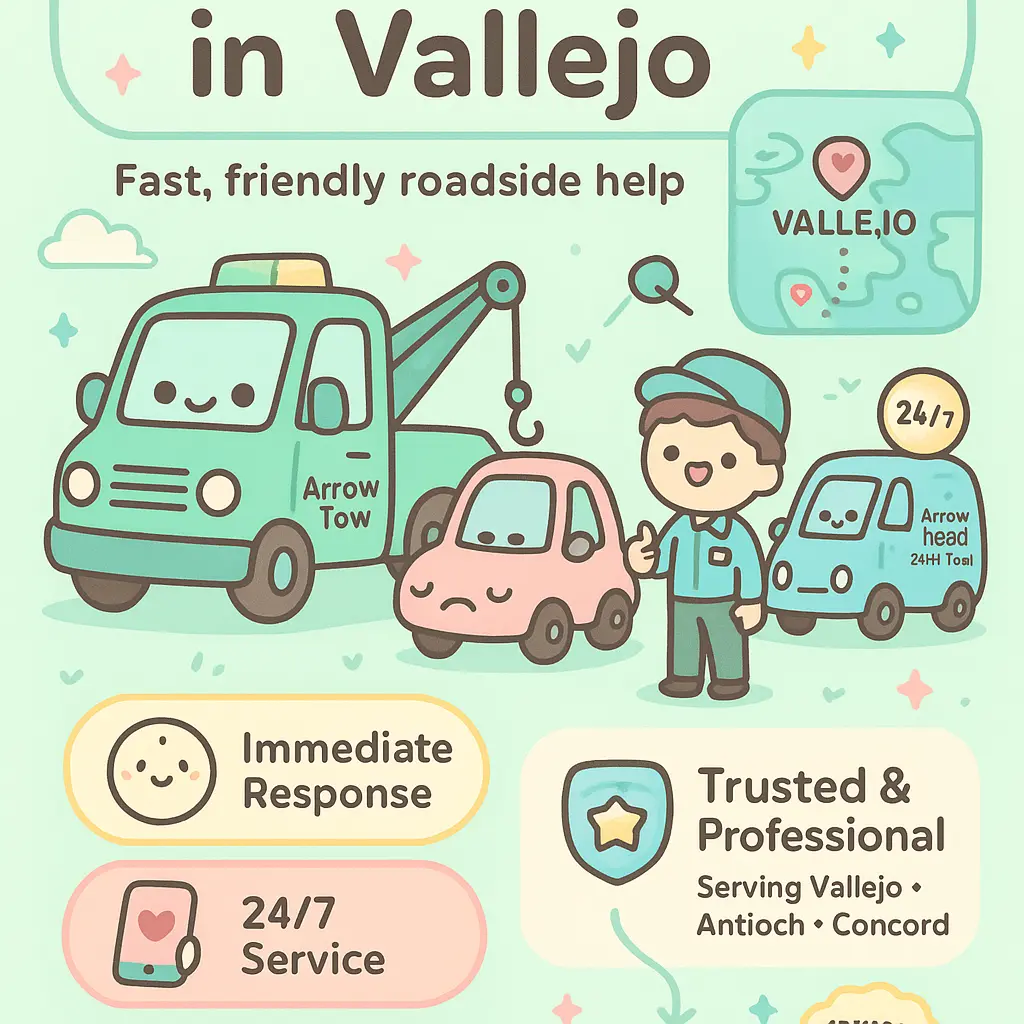 arrow towing vallejo ca - Antioch