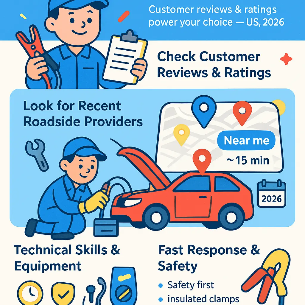 battery jump start service near me - Battery